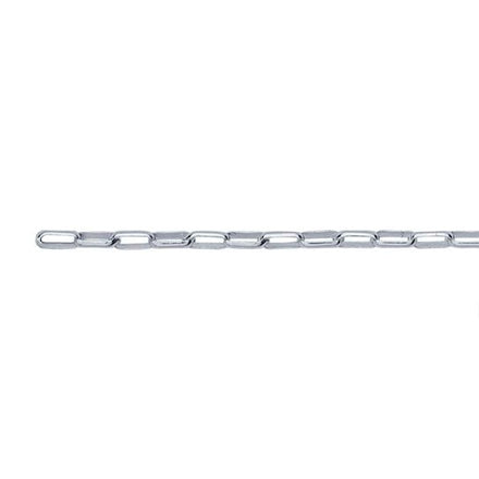 Sarah Permanent Jewelry Chain, Rolo Design, Long Links, Available in Gold Options and Silver