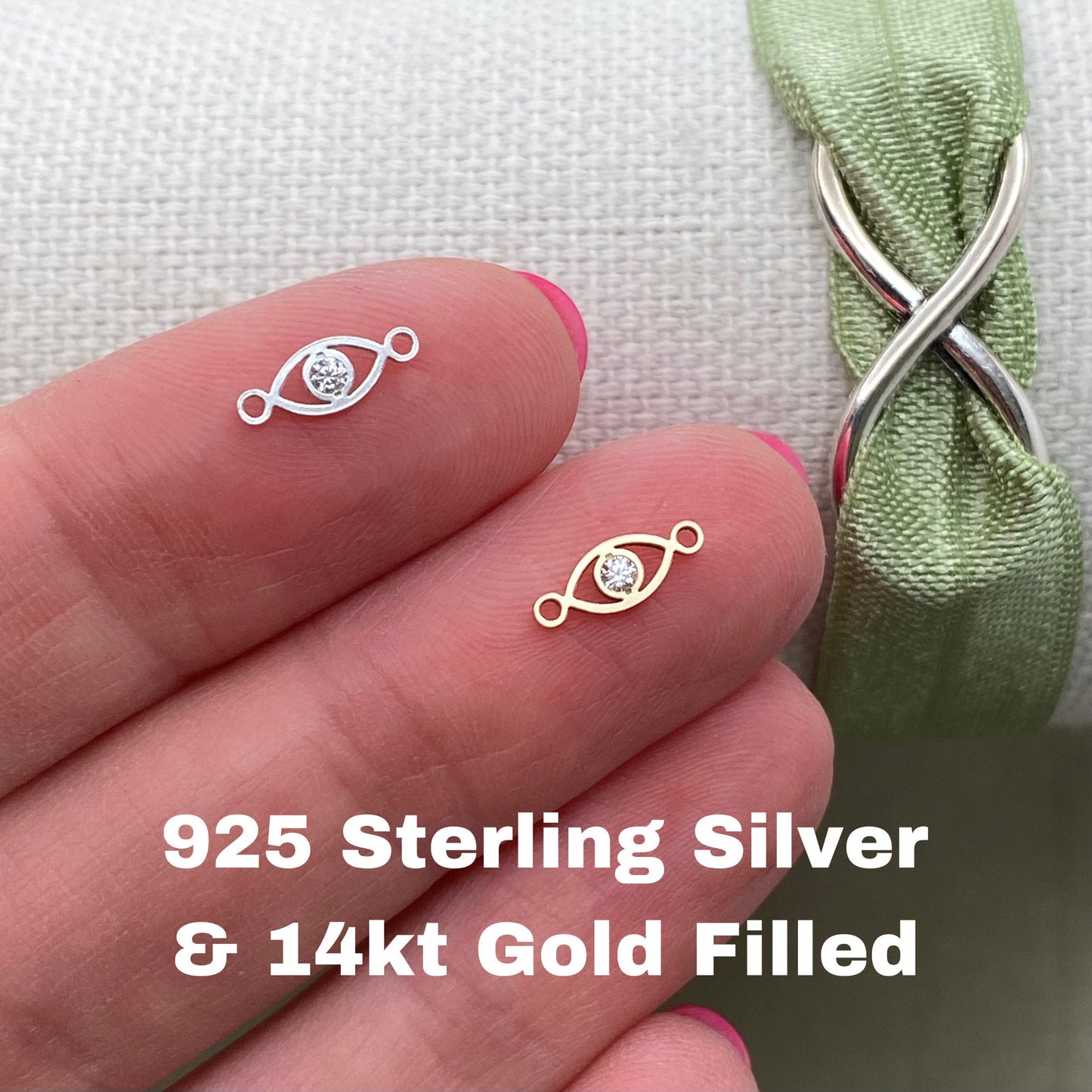 Evil Eye Connectors - 2 Pack - L4