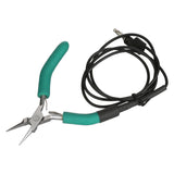 Grounded Needle Nose Pliers for Permanent Jewelry