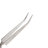 Grounded Tweezer Reverse Cross Lock for Permanent Jewelry Welders