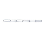 Chloe Permanent Jewelry Chain, Oval Cable Design, Flat Oval Links, Available in Gold Options and Silver