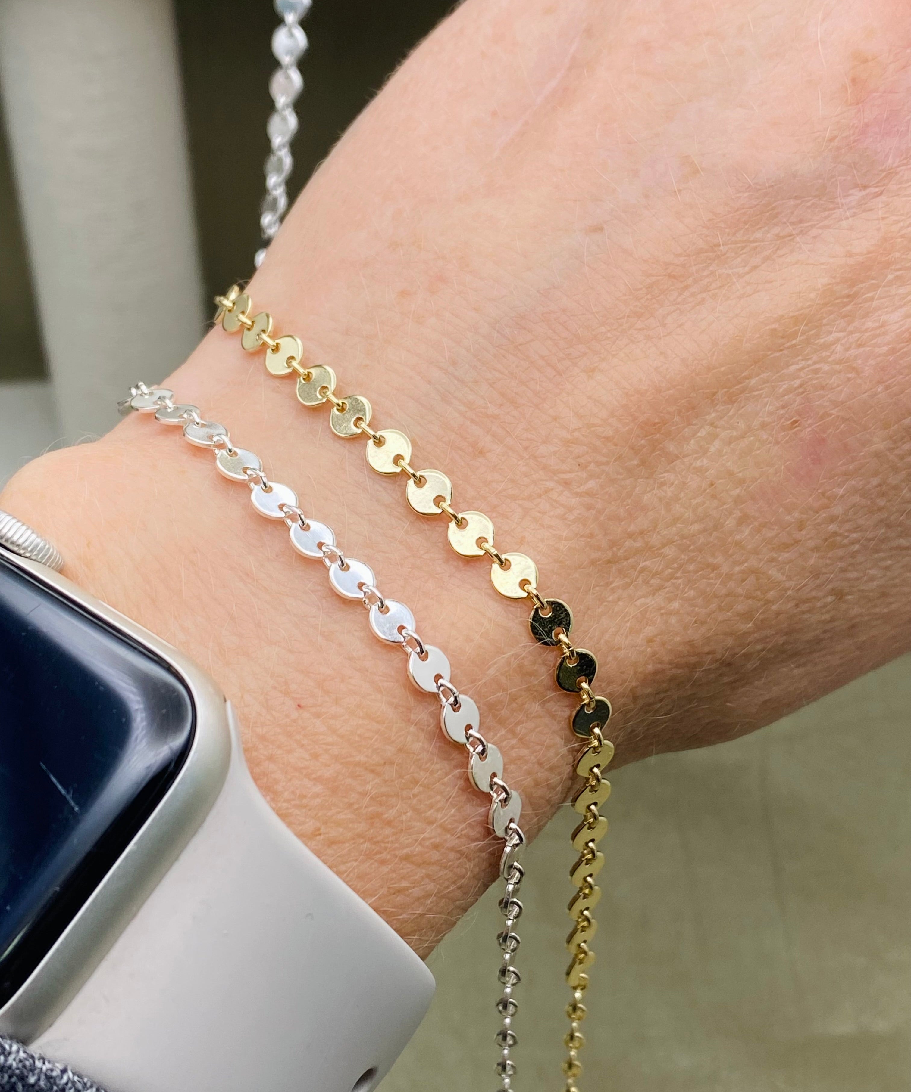 Sequin Disc Chain - C31