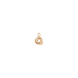 Gold-Filled 5mm Love Knot Charm, 14/20 Yellow For Permanent Jewelry Charms
