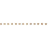 Small Rounded Paperclip, 3mm, 14k Gold-Filled for Permanent Jewelry "Oscar"