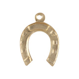 Horeshoe Charm, Gold-Filled 14k, for Permanent Jewelry
