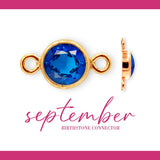 Birthstone Connectors | 4mm | 14K Gold Filled Yellow