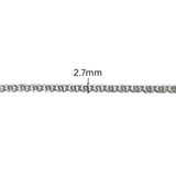 Tiger’s Eye Chain - 2.7MM | Sterling Silver