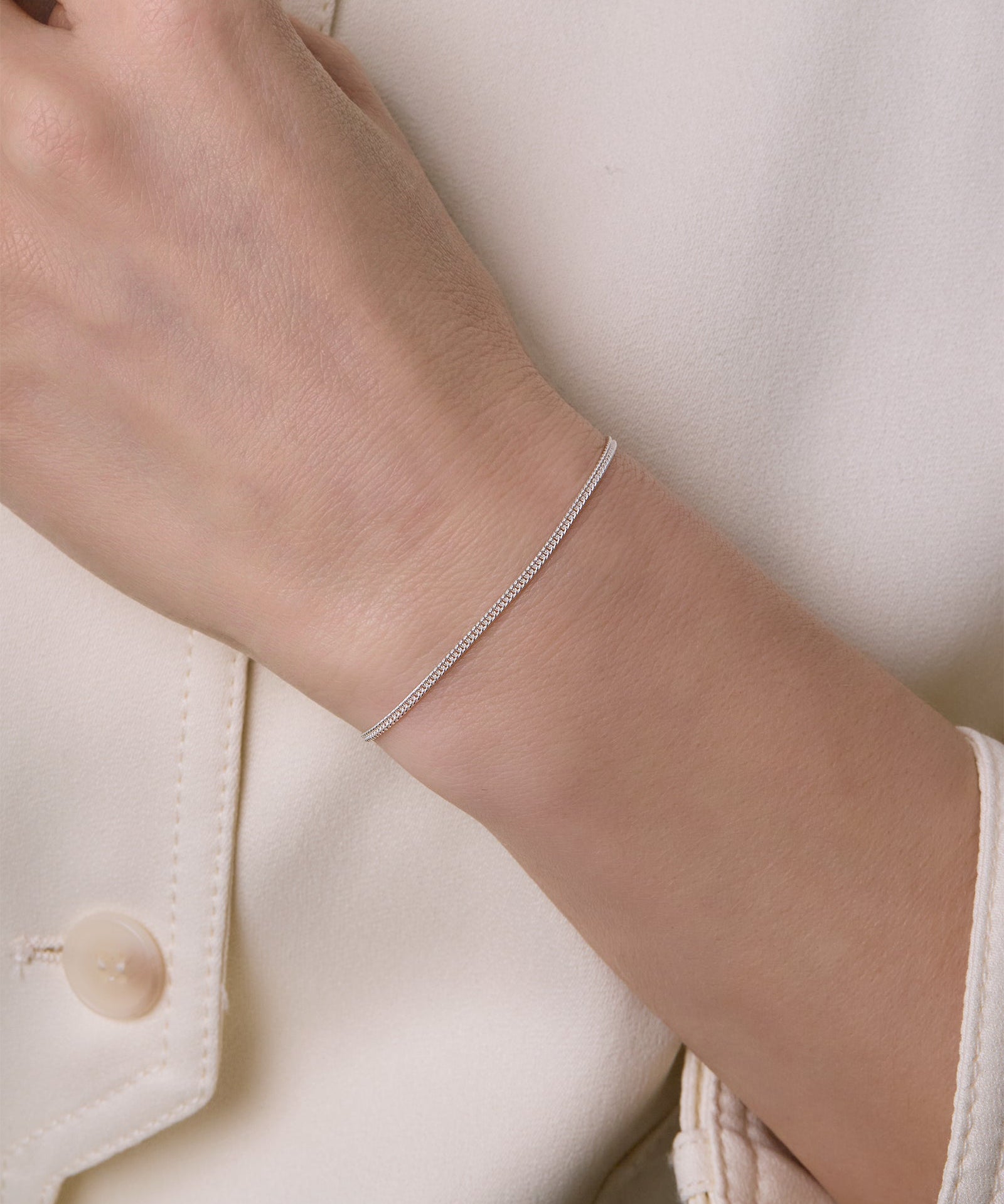 Double Curb Chain - 1.5MM | Sterling Silver