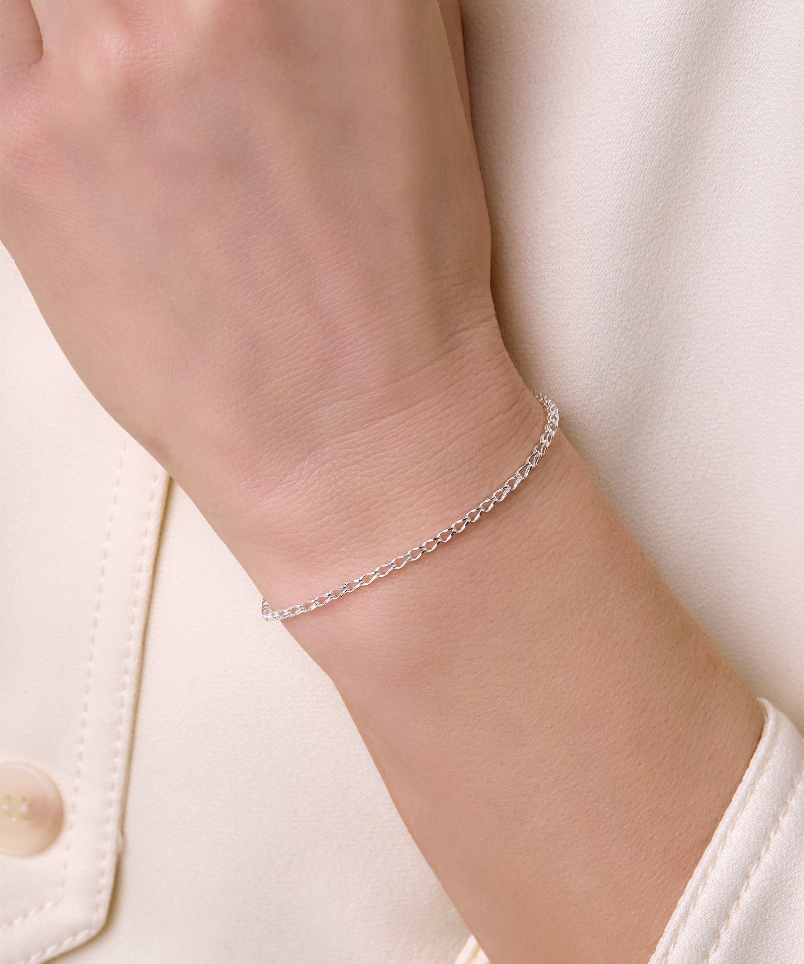 Diamond Cut Clip Chain - 1.8MM | Sterling Silver