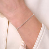Diamond Cut Curb Chain - 2MM | Sterling Silver
