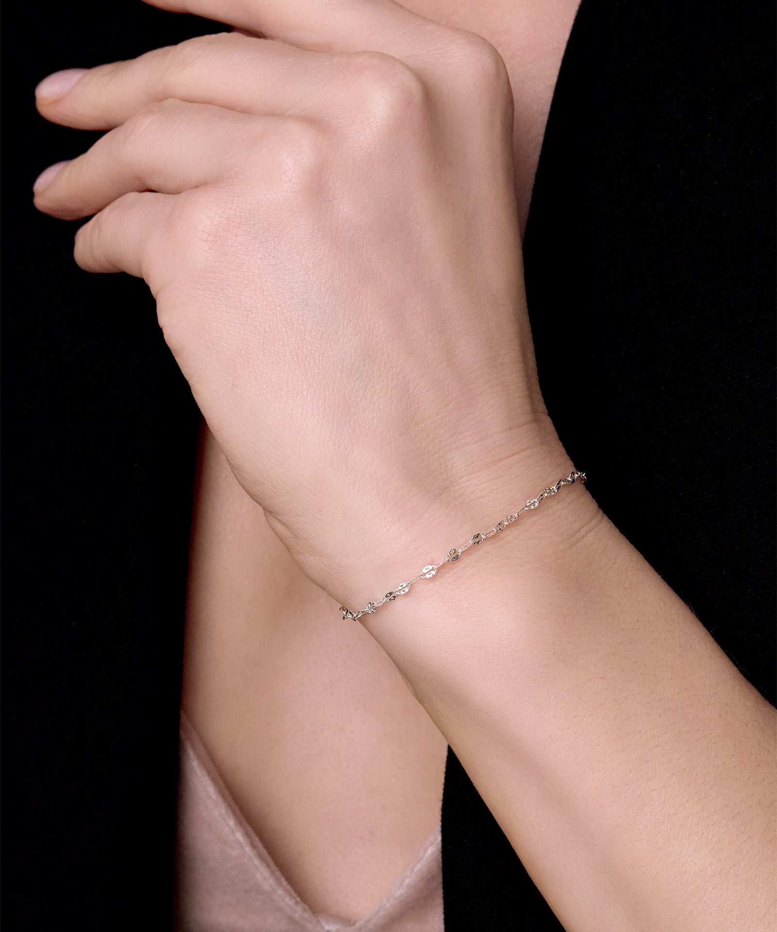 Diamond Cut Pyramid Chain - 2.2MM | Sterling Silver