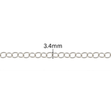 Rolo Chain - 3.4MM | Sterling Silver