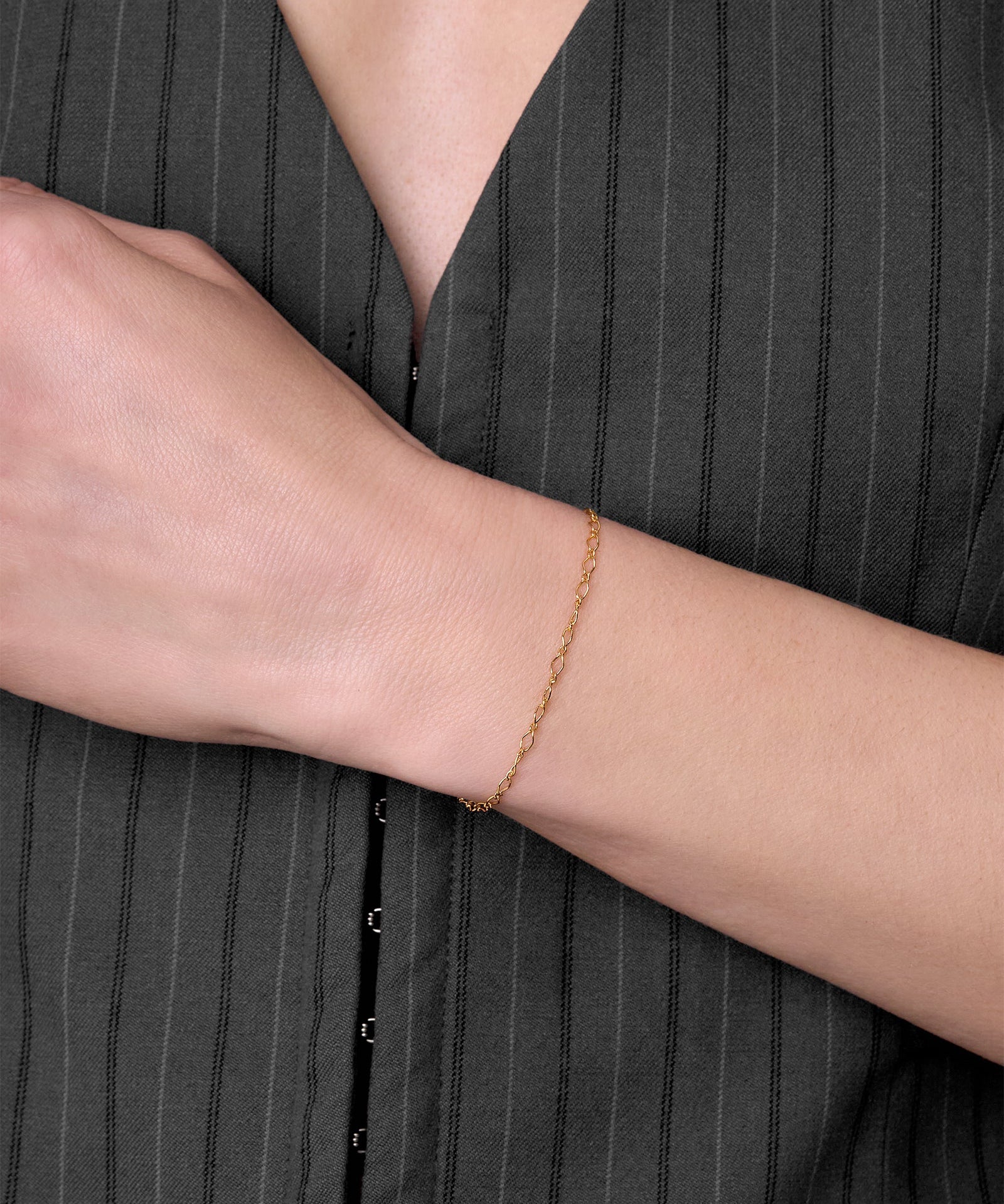 1+1 Figaro Rhombus Chain - 2.3MM | 14K Gold Filled