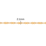 Textured Infinity Chain - 2.1MM | 14K Gold Filled