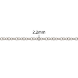 Twisted Cable Chain - 2.2MM | Sterling Silver