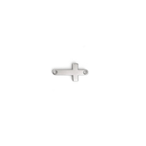Cross Connector - 12.2MM x 6.2MM | Sterling Silver