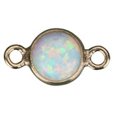 Bella Opal Connecter in Gold Filled for Permanent Jewelry, 4mm, 14k Gold Fill