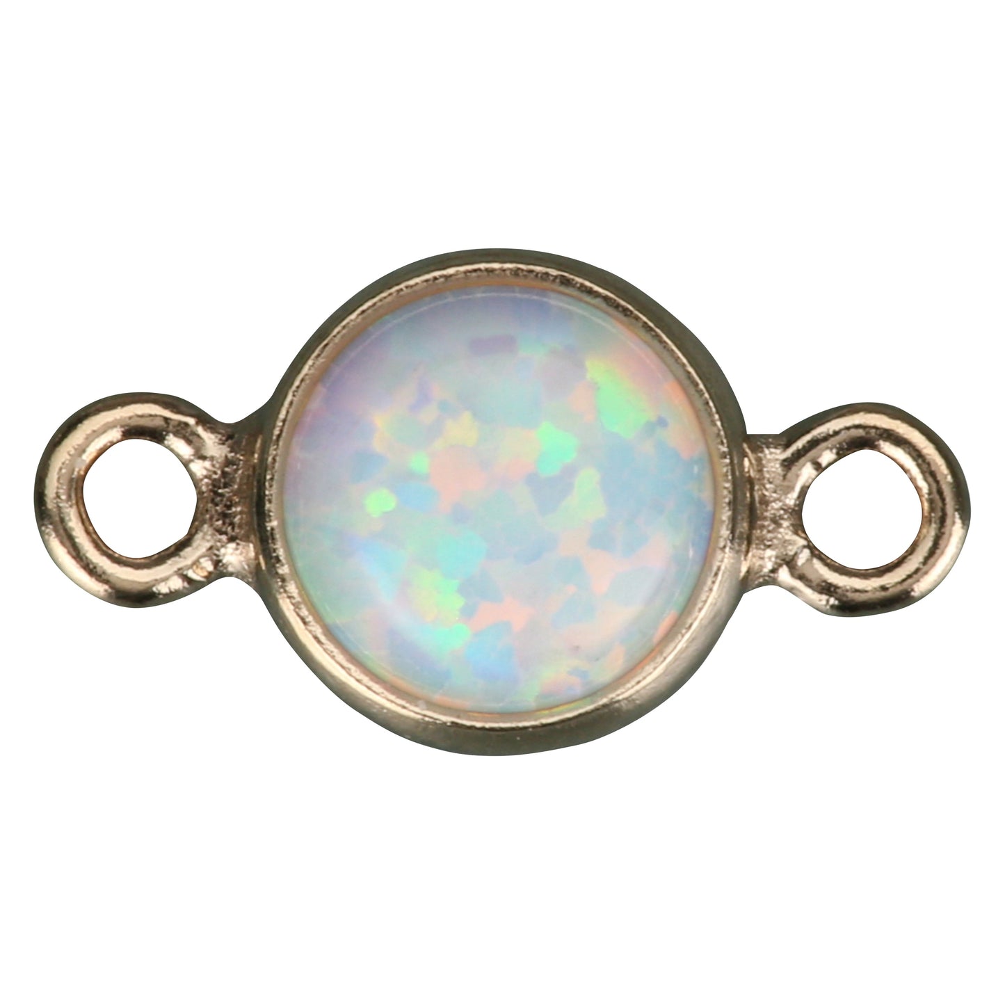 Bella Opal Connecter in Gold Filled for Permanent Jewelry, 4mm, 14k Gold Fill