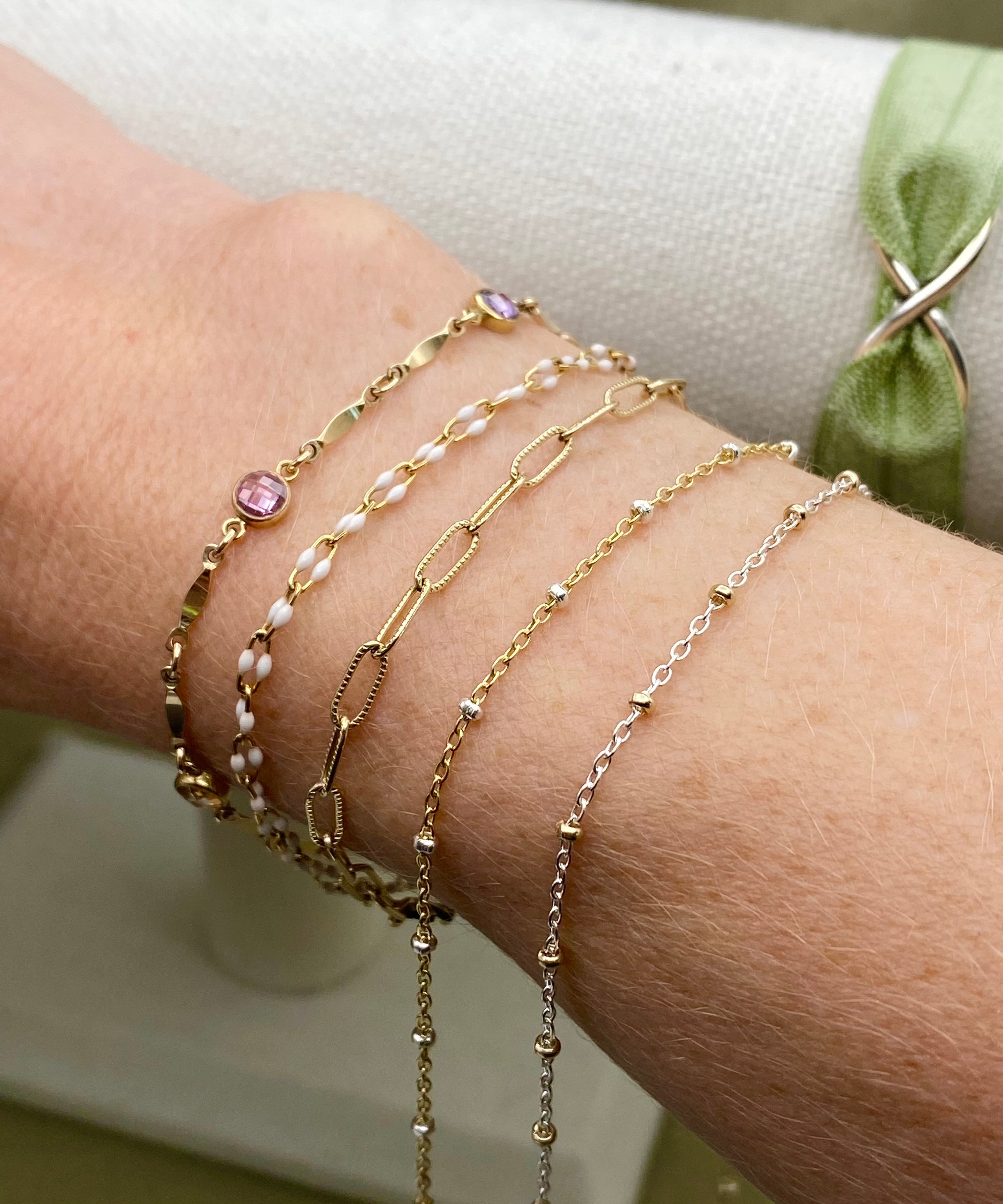 Mixed Metal Satellite Chain 1.35mm - C30