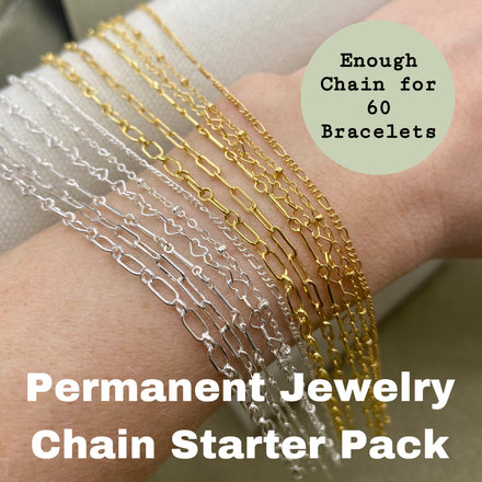 Permanent Jewelry Chain Starter Pack - The Favorites Kit - S2
