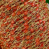 Coral Enamel Chain - Sunburst - E27
