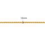 Wheat Chain - 1.5MM | 14K Gold Filled