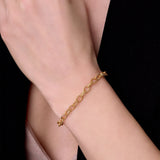 Textured Oval Cable Chain - 5.2MM | 14K Gold Filled