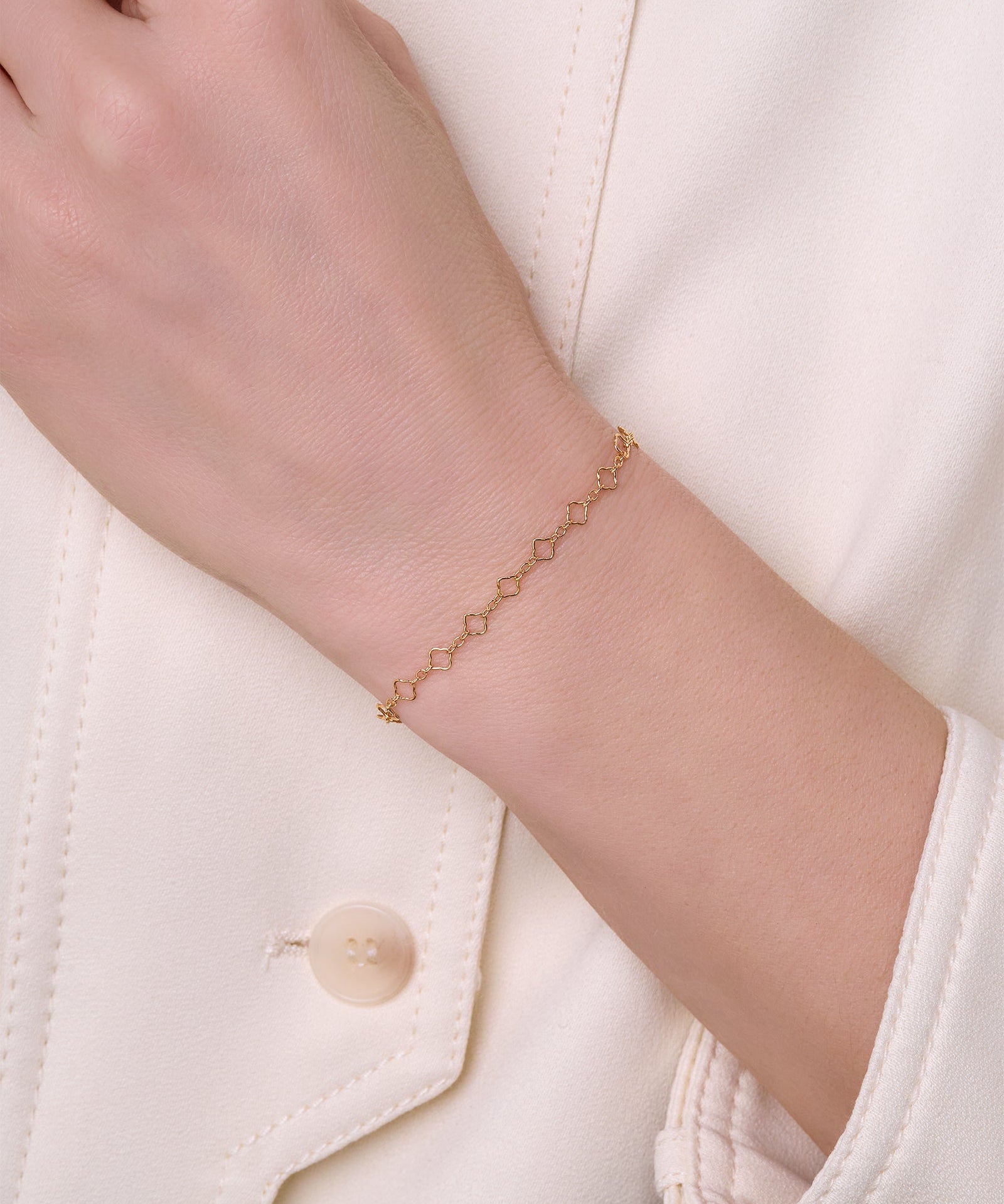 Clover Chain 3+1  - 4.3MM | 14K Gold Filled