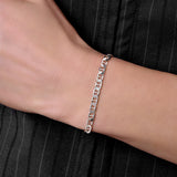 Flat Marina Chain - 4.7MM | Sterling Silver
