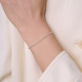 Diamond Cut Figaro Rolo Chain – 3.7mm | Sterling Silver