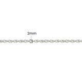 Loose Rope Chain - 2MM | Sterling Silver
