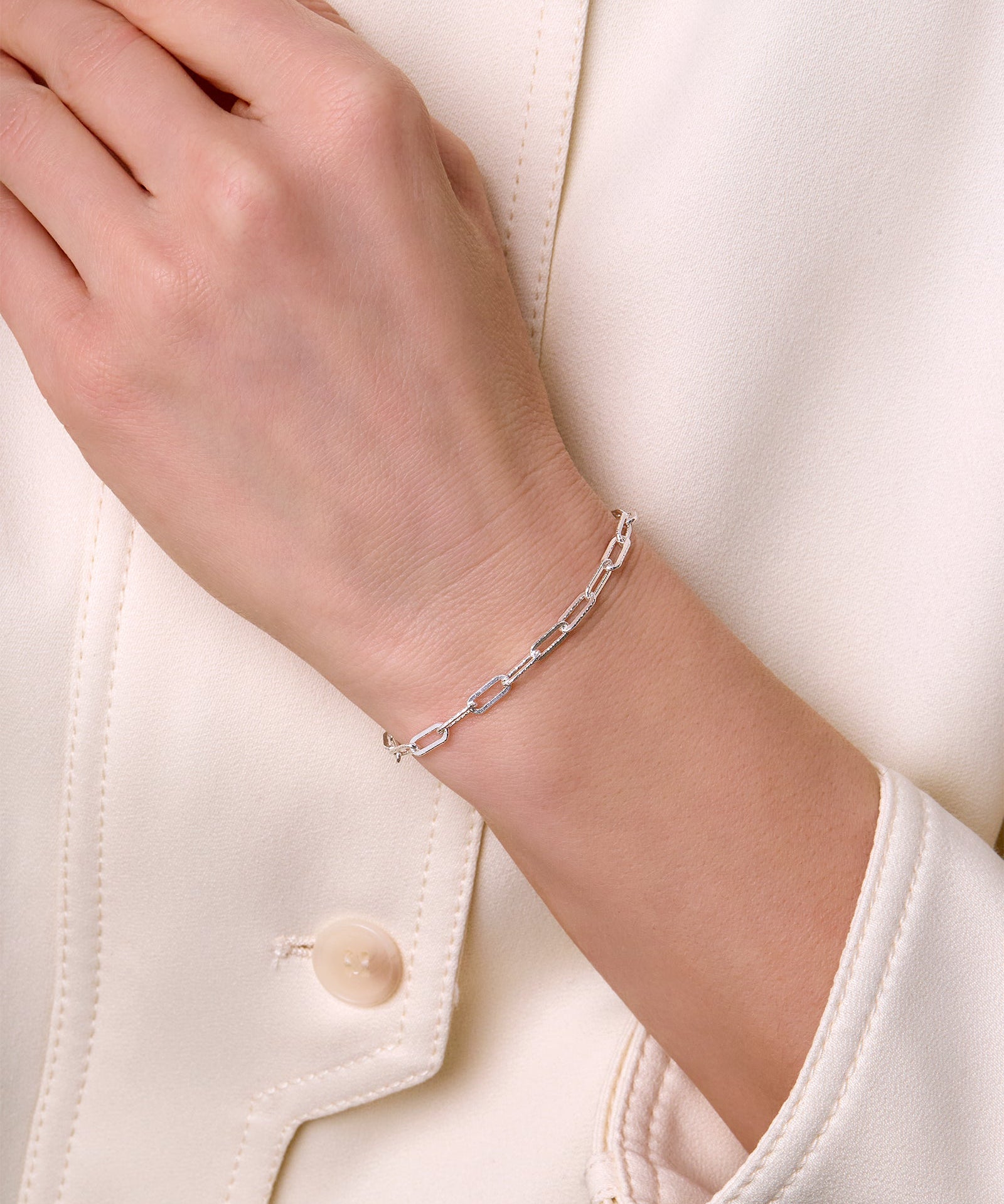 Diamond-Cut Paperclip Chain - 3.8MM | Sterling Silver
