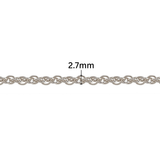 Loose Rope Chain - 2.7MM | Sterling Silver