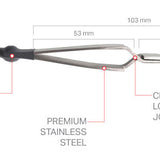 Orion Crosslock Tweezer for Permanent Jewelry