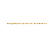 Sarah Permanent Jewelry Chain, Rolo Design, Long Links, Available in Gold Options and Silver