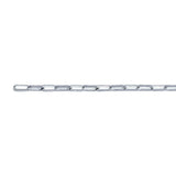 Sarah Permanent Jewelry Chain, Rolo Design, Long Links, Available in Gold Options and Silver