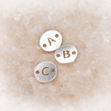 Initial Disc Connectors | 6mm | .925 Sterling Silver