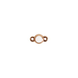 Color Dot Design Auburn Connectors | 4 Pack | 14K Gold Filled Yellow