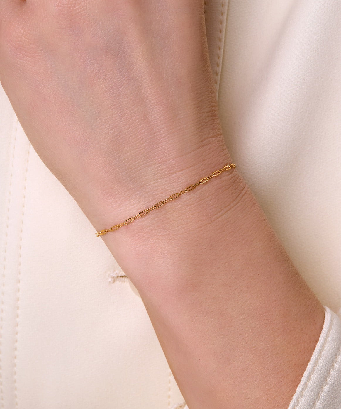 Flat Wire Paper Clip Chain - 1.6MM | 14K Gold Filled
