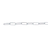 Chloe Permanent Jewelry Chain, Oval Cable Design, Flat Oval Links, Available in Gold Options and Silver