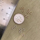 22 gauge 3.8mm Jumprings - J7