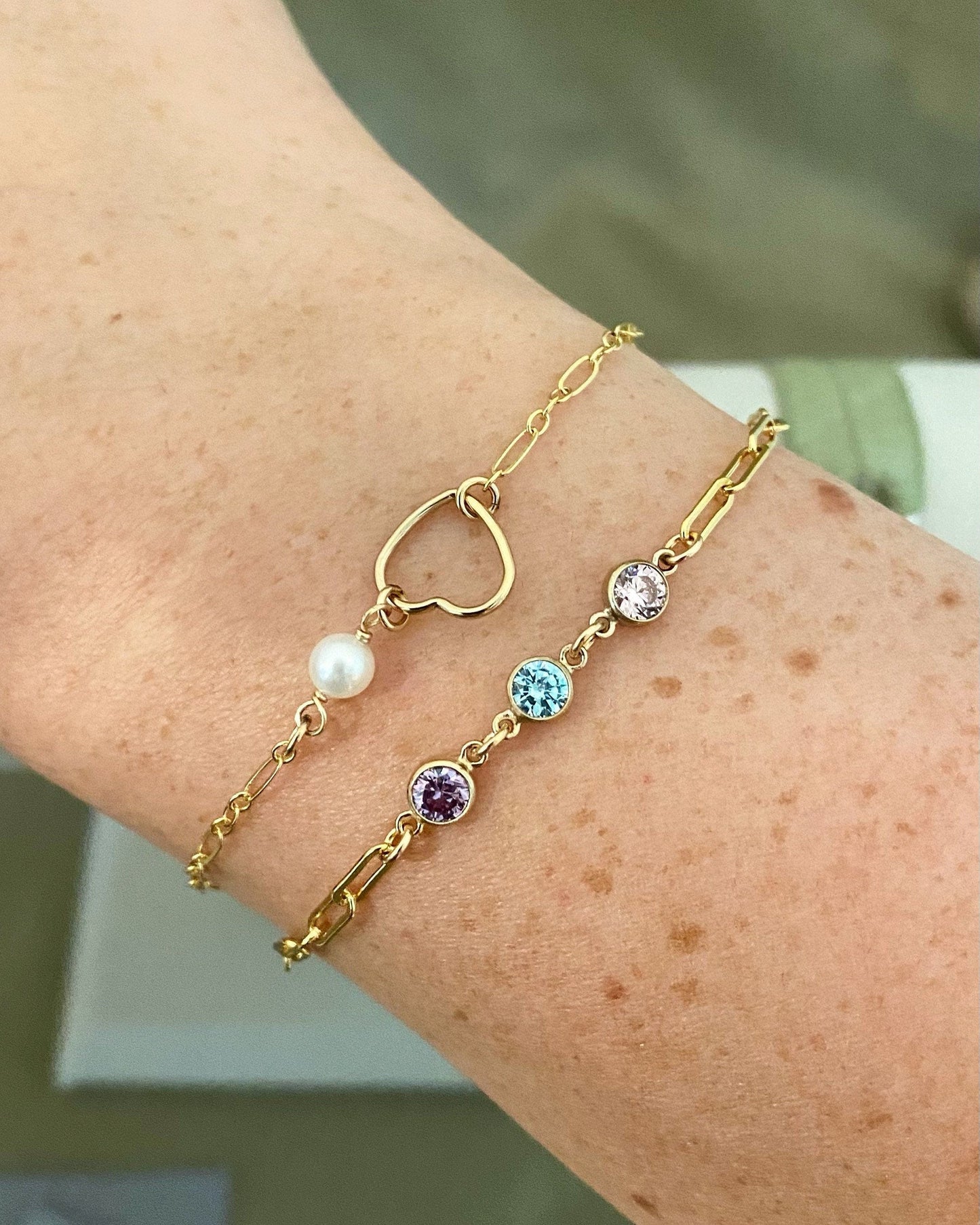 4mm Freshwater Pearl Connector - 5 Pack - B31