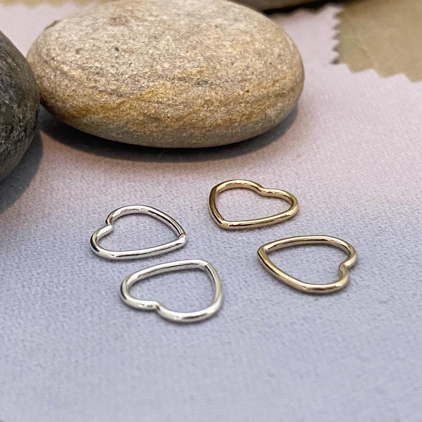 Heart Connectors 10mm - 5 Pack - F1