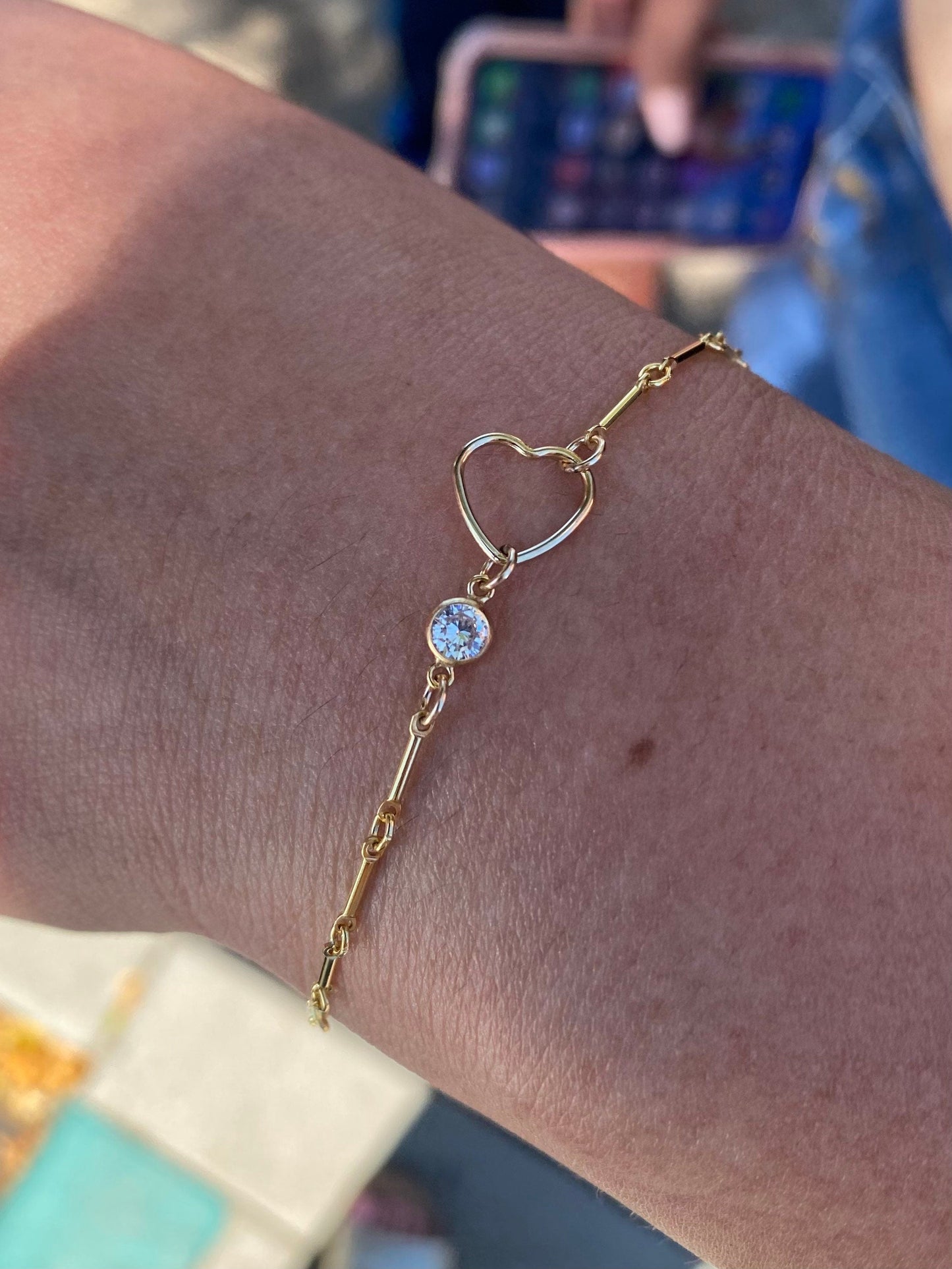 Heart Connectors 10mm - 5 Pack - F1