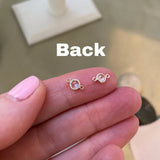 Clear CZ Connector 4mm - 5 pack - B2