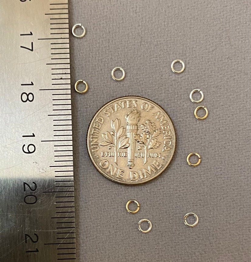 24 gauge 2.8mm Jumprings - J4