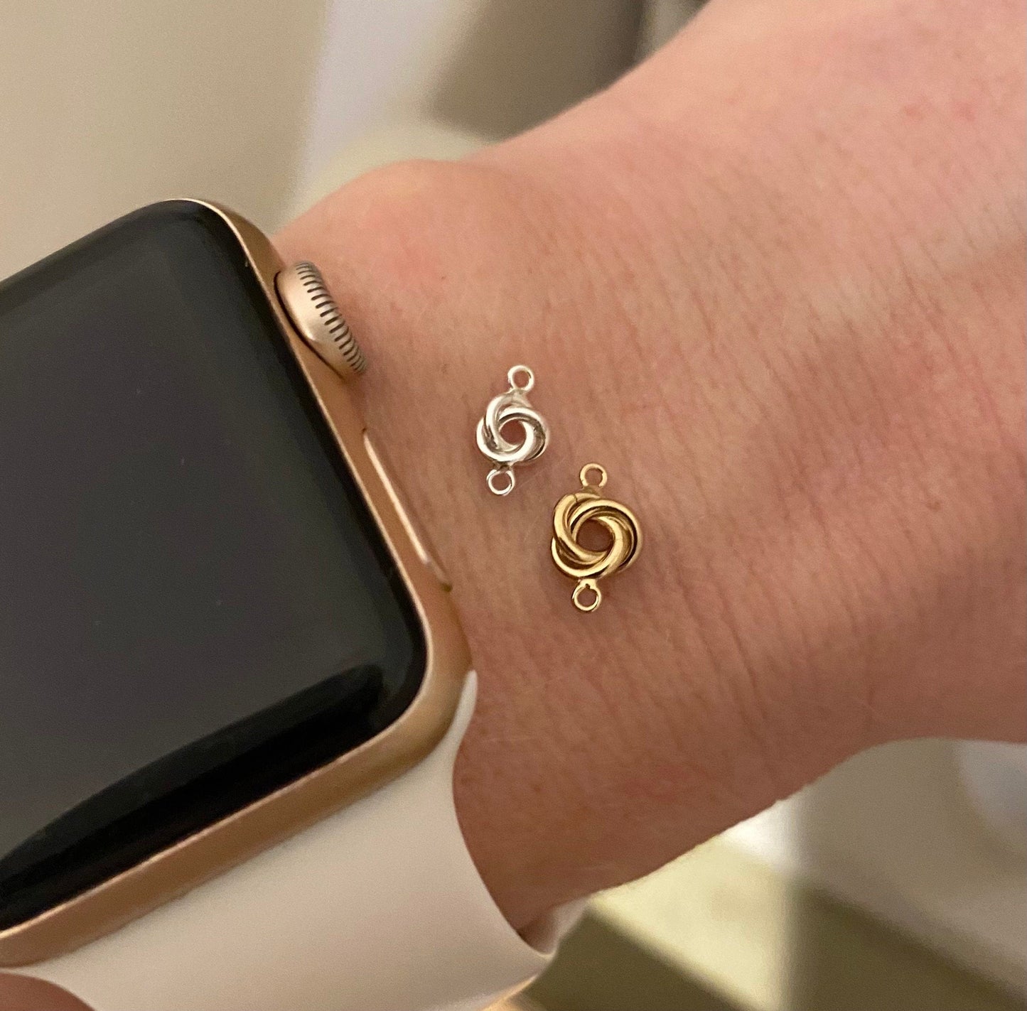 Love Knot Connectors 5mm 6mm - 2 Pack - F14 F15