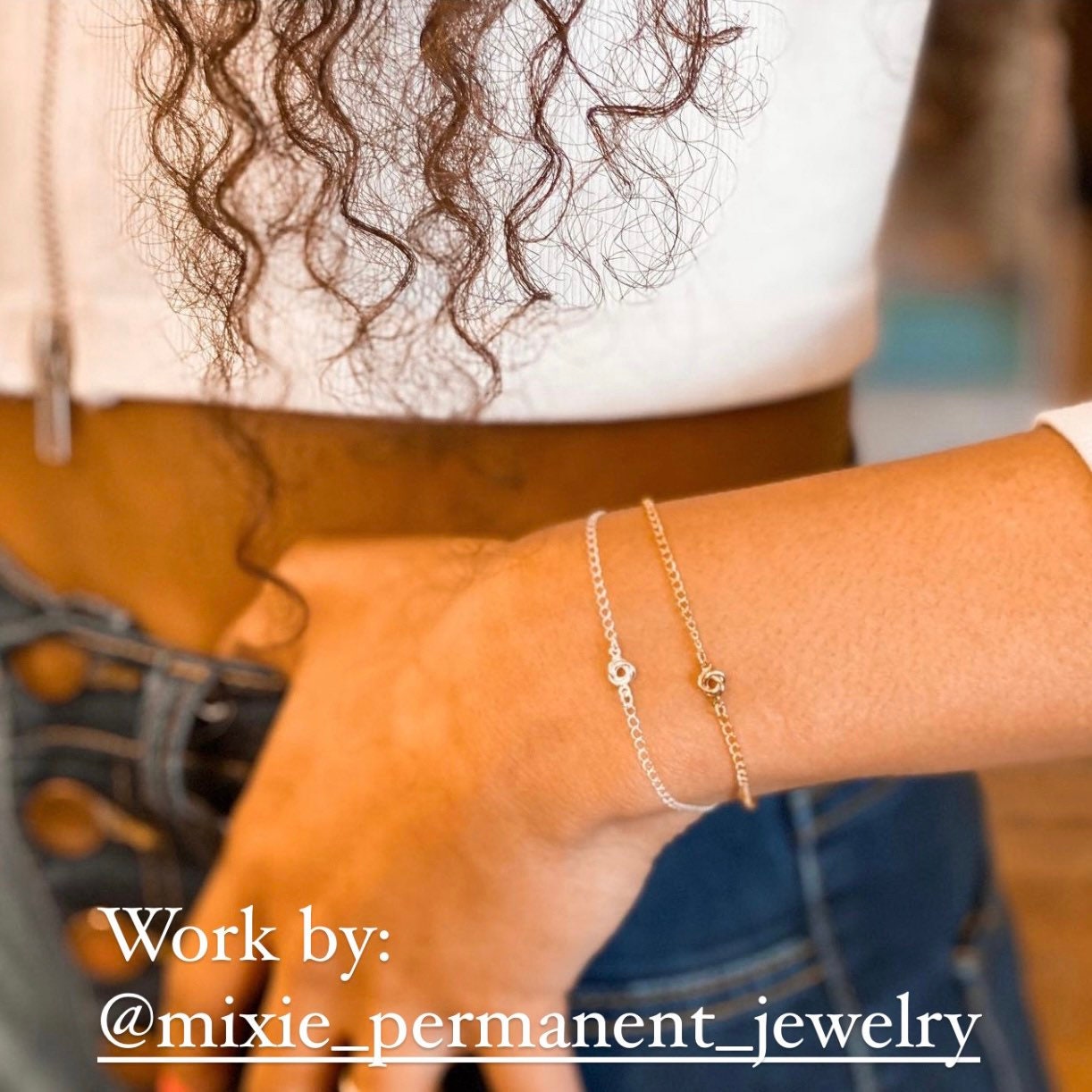 Love Knot Connectors 5mm 6mm - 2 Pack - F14 F15