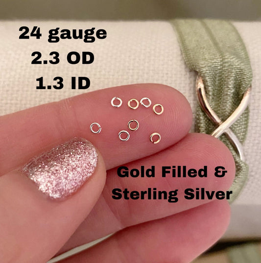 24 gauge 2.3mm Jumprings - J3