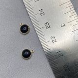 Onyx Black Charm 6mm - 2 Pack - B27